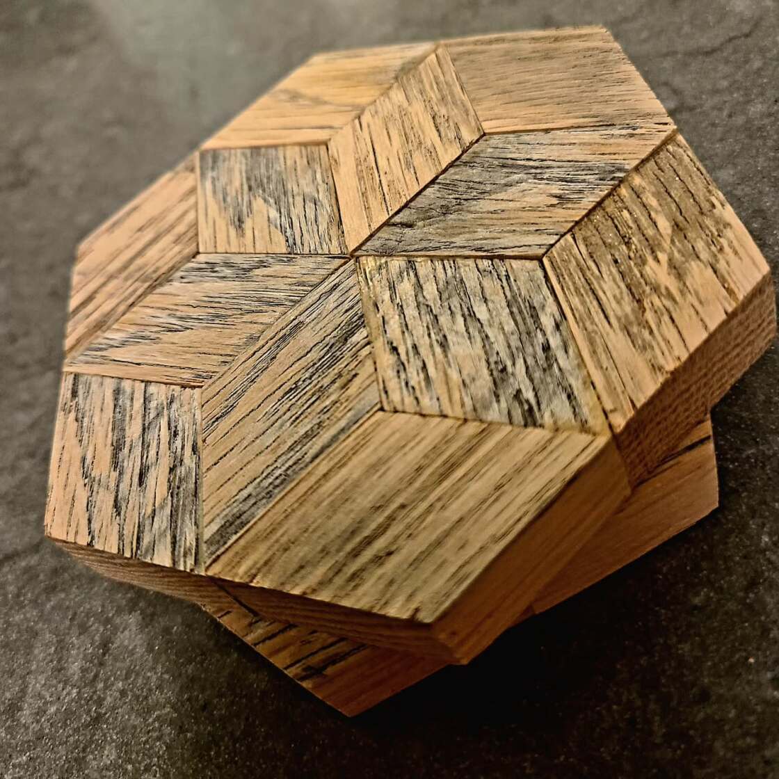 Custom epoxy river table detail showing craftsmanship