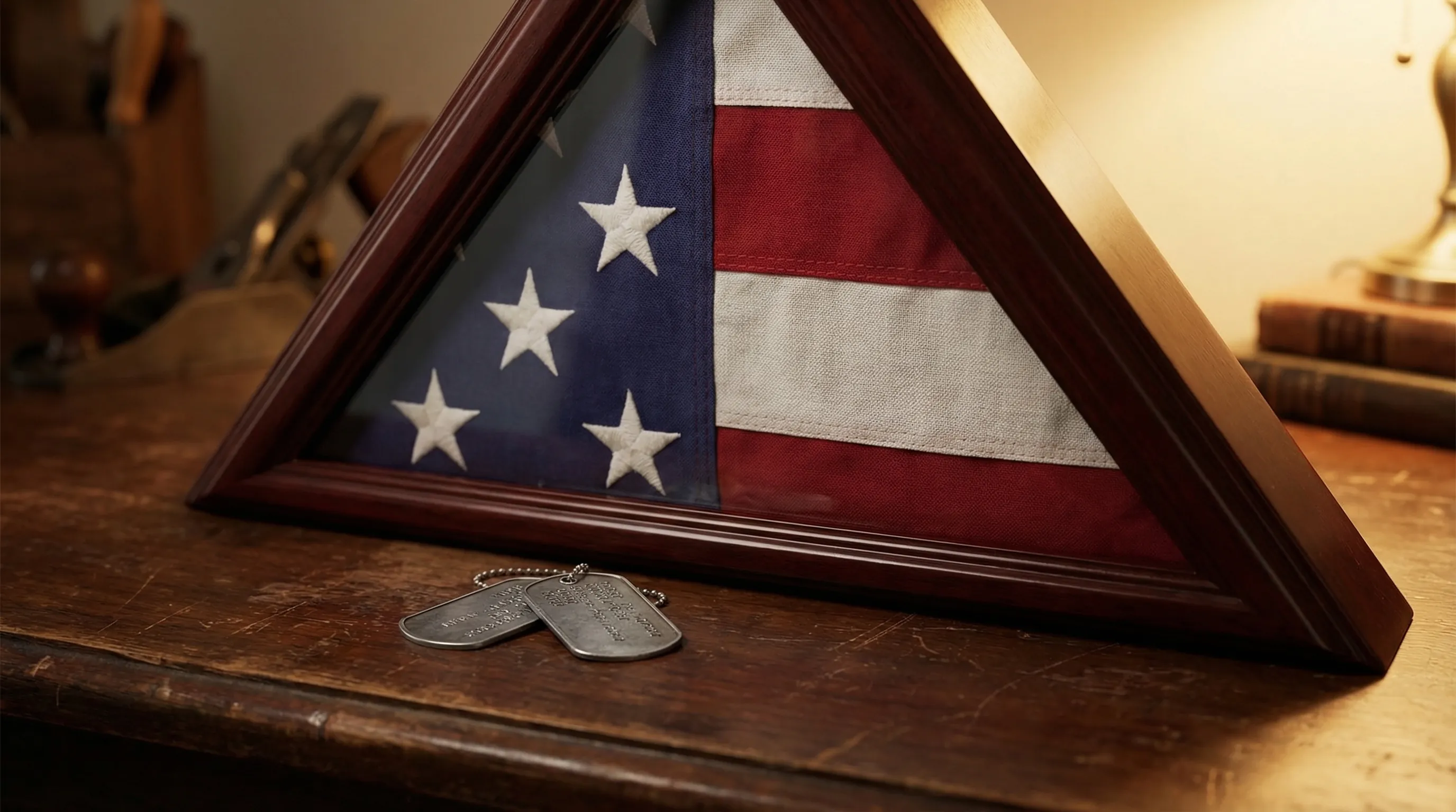 Veteran craftsman handcrafting custom woodwork in the Golden Lion Carving Co. workshop